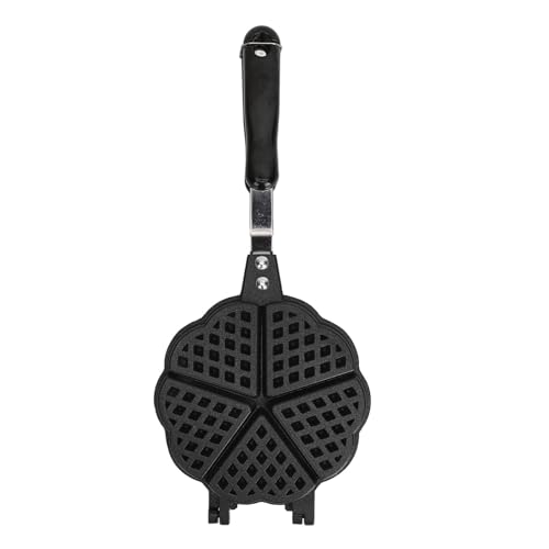 Waffelhersteller Pan Mini Waffle Maker Herd Waffel Pfanne Multi Mini Waffel Maker Bread Waffel Hersteller Innovative tragbare leicht zu reinigende Aluminiumlegierung Plastik 5.9 von Ldafava