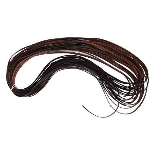 Wicker Reparatur Kit Synthetische Rattan Material Plastik Terrassenmöbel Reparaturversorgung für Outdoor Wicker Chairs Sofas Tische DIY Craft Projects (Brown verfärbt) von Ldafava