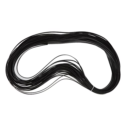 Wicker Reparatur Kit Synthetische Rattan Material Plastik Terrassenmöbel Reparaturversorgung für Outdoor Wicker Chairs Sofas Tische DIY Craft Projects (Schwarz) von Ldafava