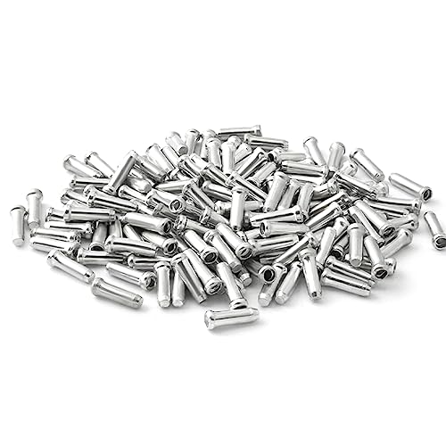 100 Stück Aluminium-Legierung Fahrradkabelenden Mountainbikes Bremsenende Kabelspitze Bremskabelende Einfache Installation von Ldbuejiaja