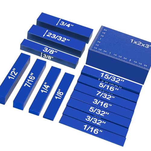 15 Stück Tischler Holzbearbeitung Oberfräse Werkzeug Setup Blöcke Aluminium Höhenmessgerät Set Zubehör Präzision Setup Block 15 Stück Tischler Holzbearbeitung Oberfräse Werkzeug Setup Blöcke Aluminium Höhenmessgerät Set Zubehör Präzision Setup Block von Ldbuejiaja