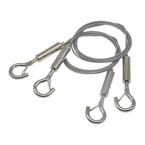 2-teiliges Stahlkabel-Set zum Aufhängen von Bildern, Kunstkabel-Set, Gewichtsdraht, einfache Installation für Zuhause, Büro und Kunstgalerien von Ldbuejiaja