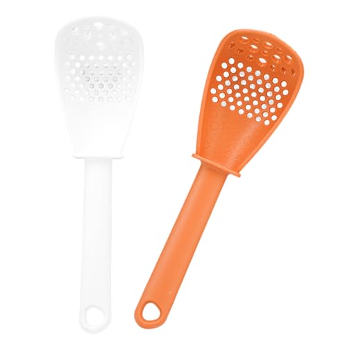 2er Set Küchensieb Löffel Skimmer Schlitzlöffel Sieb Schöpfkelle Sieb Löffel zum Abtropfen und Kochen 2er Set Küchensieb Löffel Skimmer Schlitzlöffel Sieb Schöpfkelle Sieb Löffel zum Abtropfen und Kochen von Ldbuejiaja