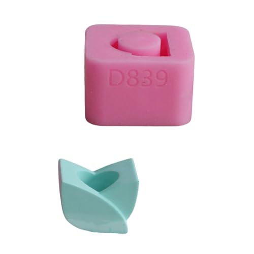 3D-Blumenblatt-Silikon-Kerzenständer-Formen, Epoxidharz-Formen für die Herstellung von Halter, Heimdekoration, Gips-Dekoration von Ldbuejiaja