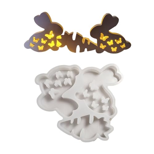 3D-Silikonformen für Seifenherstellung, 3D-Kaninchen, Fondant-Silikonform für Schokoladenkuchendekoration von Ldbuejiaja