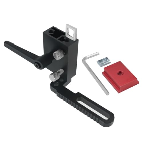 75 Typ Zaun Flipping Stop Aluminium Gehrung T Track Stop für Holzbearbeitung Einstellbarer manueller Gehrungsstopp T Track Zubehör 75 Typ Zaun Flipping Stop Aluminium Gehrung T Track Stop für Holzbearbeitung Einstellbarer manueller Gehrungsstopp T Track Zubehör von Ldbuejiaja