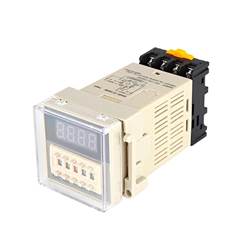 AC110V 220V DC12V 24 V Programmierbares Digitales Display Zeitrelais Zyklus Steuerelement Doppelverzögerungsbuchse Mit Basis Multifunktion AC110V 220V DC12V 24 V Programmierbares Digitales Display Zeitrelais Zyklus Steuerelement Doppelverzögerungsbuchse Mit Basis Multifunktion von Ldbuejiaja
