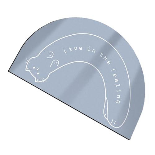 Bodenpolster mit schönem Druck, dekorativer Kieselgur-Badematte mit hoher Wasseraufnahmefähigkeit und Rutschfestigkeit, 60 x 90 cm Bodenpolster mit schönem Druck, dekorativer Kieselgur-Badematte mit hoher Wasseraufnahmefähigkeit und Rutschfestigkeit, 60 x 90 cm von Ldbuejiaja