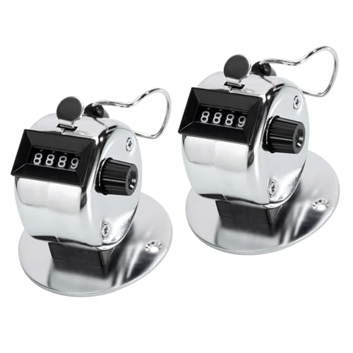 Counter Clickers 4-stellige Zahlenzählung Handheld Mechanical Counter Clickers Pitchs Zum Coaching Strick Menschen Tally von Ldbuejiaja
