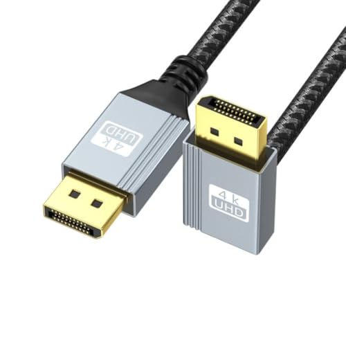 DisplayPort-Steckerkabel, DP1.4, breite Kompatibilitäten, unterstützt 4K 60Hz und 2K 144Hz von Ldbuejiaja