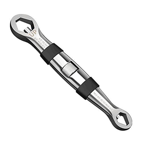 Doppelschlüssel, 23-in-1, multifunktional, verstellbar, Taschenschlüssel, Werkzeug, 1/4 Zoll bis 3/4 Zoll, 7 mm bis 19 mm von Ldbuejiaja