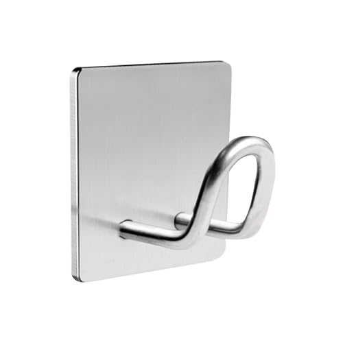 Edelstahl Badezimmer Klebehaken Wandhalterung Handtuchhalter Dusche Glas Wand Hängeregal für Zuhause und Hotel von Ldbuejiaja