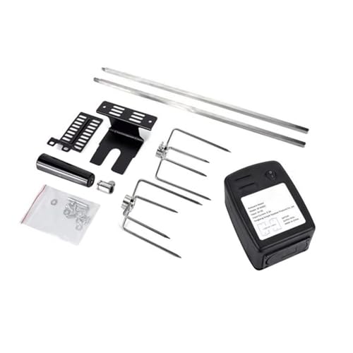 Effizientes elektrisches Grillwerkzeug-Set mit verstellbaren Höhenschiebern, elektrische Grillmotoren, geeignet für gleichmäßiges Kochen von Ldbuejiaja