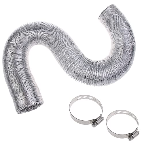 Flexibler Luftschlauch Trockner Entlüftungsschlauch Luftk mit 2 Schraubklemmen Kanalschlauch Feuerfest Hochtemperatur Flexibler Luftschlauch Trockner Entlüftungsschlauch Luftk mit 2 Schraubklemmen Kanalschlauch Feuerfest Hochtemperatur von Ldbuejiaja