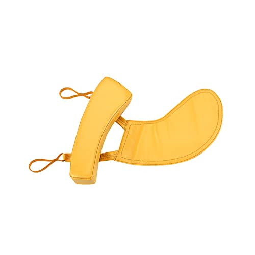 Große 4/4 Violine Schulterstütze Violine Kinnpolster Weich Bequem Violine Schaffell Leder Kinnpolster Schutz 1/4-1/2 von Ldbuejiaja