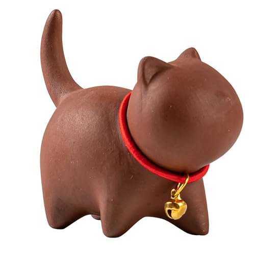 Handgefertigtes Zisha-Katzen-Teeset, Kungfu-Teeset, Zubehör, Tees, Kunstdekorationen, für mehr Charme in Tränenräumen und Büros von Ldbuejiaja