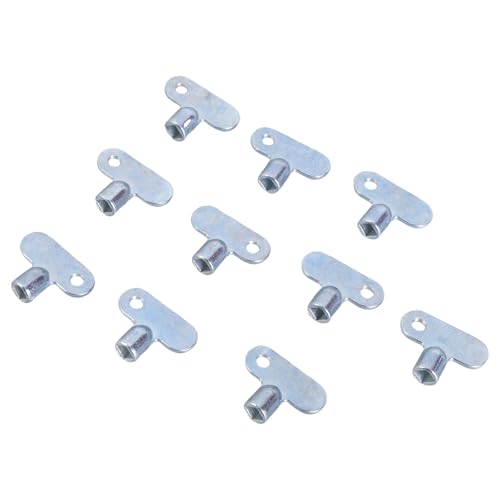 Heizkörper-Entlüftungsschlüssel, Heizungsschlüssel, Heizkörper, Auspuffventile, Schlüssel für Standard-Heizventile, 10 Stück von Ldbuejiaja