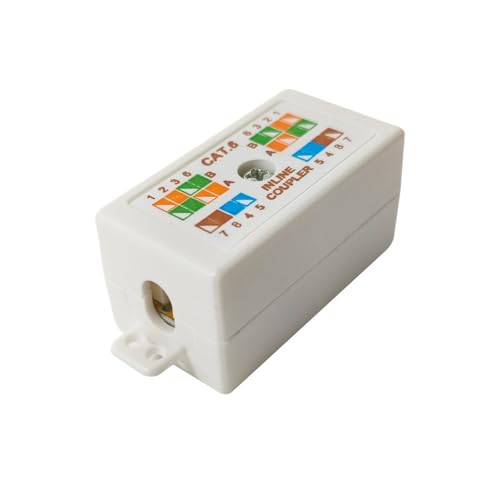 Ldbuejiaja RJ45 Mount Outlet Box Cat6 Ethernet Junction Box Networking Boxes Wandmontage Für Cat6 Networking Kabel Inline Coppler Joiner Ethernet Kabel Joiner Ldbuejiaja RJ45 Mount Outlet Box Cat6 Ethernet Junction Box Networking Boxes Wandmontage Für Cat6 Networking Kabel Inline Coppler Joiner Ethernet Kabel Joiner von Ldbuejiaja