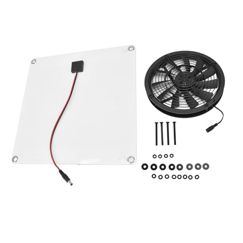 Mehrzweck-Solar-Abluftventilator, 100 W, 12 V, einfache Installation, für Outdoor-Camping und grüne Energielüftung von Ldbuejiaja