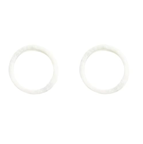 Packung mit 2 multifunktionalen Wollfilz-Dichtungen, geeignet für Kaffee-Geräte, bietet hervorragende Geräusch- und Vibrationskontrolle von Ldbuejiaja