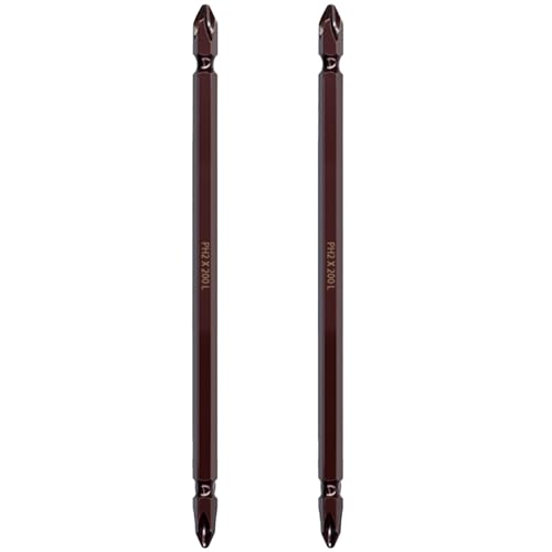 Ph2 Elektro-Schraubendreher-Bit, legierter Stahl, 65 mm/100 mm/150 mm/200 mm/250 mm/300 mm, Doppelkopf-Kreuze, elektrisches Schraubendreher-Werkzeug Ph2 Elektro-Schraubendreher-Bit, legierter Stahl, 65 mm/100 mm/150 mm/200 mm/250 mm/300 mm, Doppelkopf-Kreuze, elektrisches Schraubendreher-Werkzeug von Ldbuejiaja