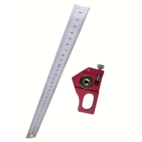 Positionierungslineal aus Aluminiumlegierung mit hoher Härte, Messwerkzeug für Holzbearbeitung, Heimwerker-Anwendungen, genaue Messungen Positionierungslineal aus Aluminiumlegierung mit hoher Härte, Messwerkzeug für Holzbearbeitung, Heimwerker-Anwendungen, genaue Messungen von Ldbuejiaja