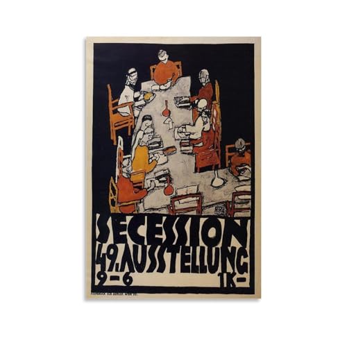 Egon Schiele Artwork – Poster für die Wiener Secession, 49. Ausstellung, Poster "Die Freunde", Wandkunst, Gemälde, Leinwand, Geschenk, Wohnzimmer, Drucke, Schlafzimmer, Dekoration, Kunstwerke, 50 x 75 Egon Schiele Artwork – Poster für die Wiener Secession, 49. Ausstellung, Poster "Die Freunde", Wandkunst, Gemälde, Leinwand, Geschenk, Wohnzimmer, Drucke, Schlafzimmer, Dekoration, Kunstwerke, 50 x 75 von LdinMEX