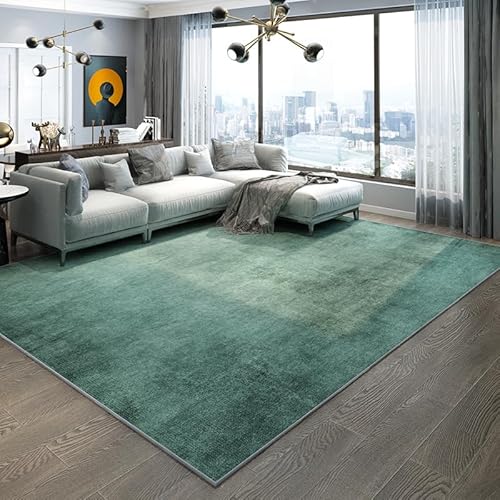 Ldiuttu Großer Teppich 200 x 400 cm Waschbar Wohnzimmerteppich Moderner Anti-Rutsch Kurzflor Teppiche für Küche Esszimmer Schlafzimmer Deko Modernes Muster grün Ldiuttu Großer Teppich 200 x 400 cm Waschbar Wohnzimmerteppich Moderner Anti-Rutsch Kurzflor Teppiche für Küche Esszimmer Schlafzimmer Deko Modernes Muster grün von Ldiuttu