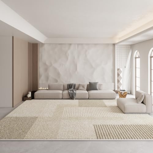 Ldiuttu Teppich Wohnzimmer 130 x 180 cm Waschbarer rutschfest Rechteck Teppich Weich Kurzflor für Schlafzimmer Flur Läufer Moderne geometrische Linien braun beige Ldiuttu Teppich Wohnzimmer 130 x 180 cm Waschbarer rutschfest Rechteck Teppich Weich Kurzflor für Schlafzimmer Flur Läufer Moderne geometrische Linien braun beige von Ldiuttu
