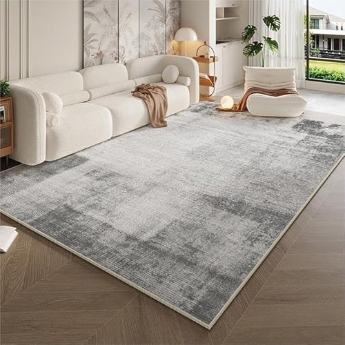 Ldiuttu Teppich Wohnzimmer 130 x 180 cm Waschbarer rutschfest Rechteck Teppich Weich Kurzflor für Schlafzimmer Flur Läufer Modernes Tintengrau Ldiuttu Teppich Wohnzimmer 130 x 180 cm Waschbarer rutschfest Rechteck Teppich Weich Kurzflor für Schlafzimmer Flur Läufer Modernes Tintengrau von Ldiuttu