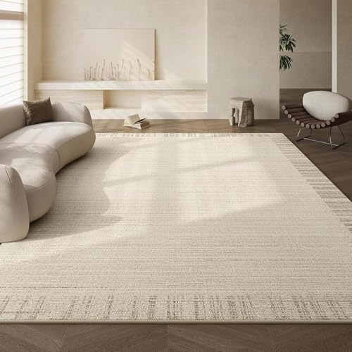 Ldiuttu Teppich Wohnzimmer Groß 200 x 290 cm Weicher rutschfest Waschbarer Schlafzimmer Teppiche Pflegeleichter Dekoration Teppich Moderne Linien beige Ldiuttu Teppich Wohnzimmer Groß 200 x 290 cm Weicher rutschfest Waschbarer Schlafzimmer Teppiche Pflegeleichter Dekoration Teppich Moderne Linien beige von Ldiuttu