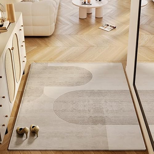 Ldiuttu Teppich Wohnzimmer Groß 200 x 290 cm Weicher rutschfest Waschbarer Schlafzimmer Teppiche Pflegeleichter Dekoration Teppich Moderne Linien geometrisch braun beige Ldiuttu Teppich Wohnzimmer Groß 200 x 290 cm Weicher rutschfest Waschbarer Schlafzimmer Teppiche Pflegeleichter Dekoration Teppich Moderne Linien geometrisch braun beige von Ldiuttu
