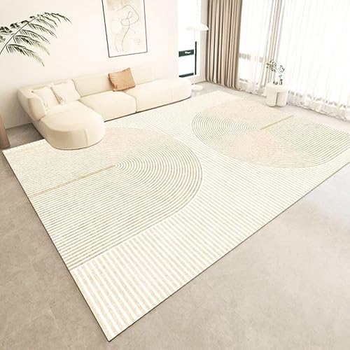 Ldiuttu Teppich Wohnzimmer Groß 200 x 290 cm Weicher rutschfest Waschbarer Schlafzimmer Teppiche Pflegeleichter Dekoration Teppich Moderne Linien geometrisch weiß Ldiuttu Teppich Wohnzimmer Groß 200 x 290 cm Weicher rutschfest Waschbarer Schlafzimmer Teppiche Pflegeleichter Dekoration Teppich Moderne Linien geometrisch weiß von Ldiuttu