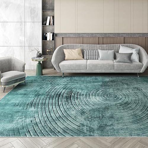 Ldiuttu Teppich Wohnzimmer Groß 200 x 290 cm Weicher rutschfest Waschbarer Schlafzimmer Teppiche Pflegeleichter Dekoration Teppich Moderne abstrakte Linien grün Ldiuttu Teppich Wohnzimmer Groß 200 x 290 cm Weicher rutschfest Waschbarer Schlafzimmer Teppiche Pflegeleichter Dekoration Teppich Moderne abstrakte Linien grün von Ldiuttu