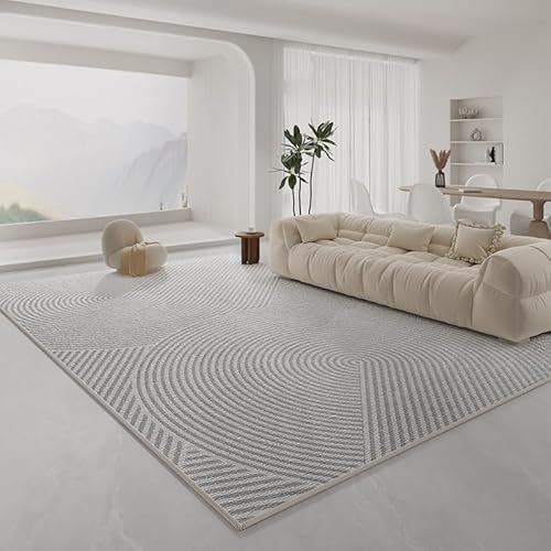 Ldiuttu Teppich Wohnzimmer Groß 200 x 290 cm Weicher rutschfest Waschbarer Schlafzimmer Teppiche Pflegeleichter Dekoration Teppich Modernes geometrisches Grau Ldiuttu Teppich Wohnzimmer Groß 200 x 290 cm Weicher rutschfest Waschbarer Schlafzimmer Teppiche Pflegeleichter Dekoration Teppich Modernes geometrisches Grau von Ldiuttu