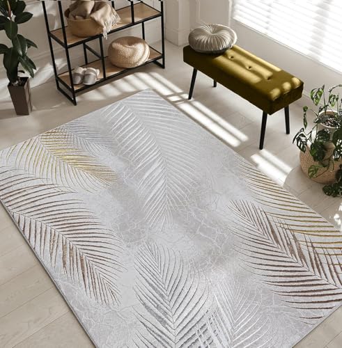 Ldiuttu Teppich Wohnzimmer Groß 200 x 290 cm Weicher rutschfest Waschbarer Schlafzimmer Teppiche Pflegeleichter Dekoration Teppich modern Retro grau gelb Ldiuttu Teppich Wohnzimmer Groß 200 x 290 cm Weicher rutschfest Waschbarer Schlafzimmer Teppiche Pflegeleichter Dekoration Teppich modern Retro grau gelb von Ldiuttu