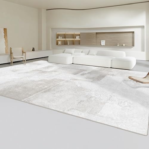 Ldiuttu Teppich für Wohnzimmer 110 x 190 cm Weich Waschbar Rutschfester Kurzflor Teppich für Schlafzimmer Küchen Läufer Flur Moderne abstrakte Tinte grau beige Ldiuttu Teppich für Wohnzimmer 110 x 190 cm Weich Waschbar Rutschfester Kurzflor Teppich für Schlafzimmer Küchen Läufer Flur Moderne abstrakte Tinte grau beige von Ldiuttu