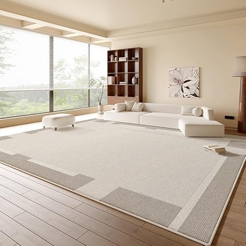 Ldiuttu Teppich für Wohnzimmer 110 x 190 cm Weich Waschbar Rutschfester Kurzflor Teppich für Schlafzimmer Küchen Läufer Flur Moderne geometrische Linien grau beige Ldiuttu Teppich für Wohnzimmer 110 x 190 cm Weich Waschbar Rutschfester Kurzflor Teppich für Schlafzimmer Küchen Läufer Flur Moderne geometrische Linien grau beige von Ldiuttu