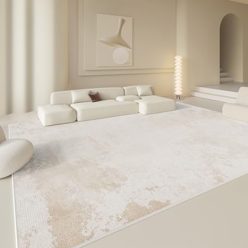 Ldiuttu Teppich für Wohnzimmer 110 x 190 cm Weich Waschbar Rutschfester Kurzflor Teppich für Schlafzimmer Küchen Läufer Flur Modernes Tintenbeige Ldiuttu Teppich für Wohnzimmer 110 x 190 cm Weich Waschbar Rutschfester Kurzflor Teppich für Schlafzimmer Küchen Läufer Flur Modernes Tintenbeige von Ldiuttu
