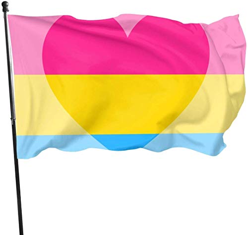 Hofflagge, Banner, Panromantisch, homosexueller Stolz, Thema, Willkommens-Party, Outdoor-Dekoration, Ornament, Picks, Haus, Garten, Hof, Dekoration, 90 x 152 cm Hofflagge, Banner, Panromantisch, homosexueller Stolz, Thema, Willkommens-Party, Outdoor-Dekoration, Ornament, Picks, Haus, Garten, Hof, Dekoration, 90 x 152 cm von Ldsgdfst