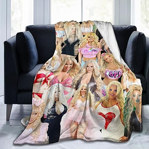 Ldsgdfst Trisha paytas Weiche und bequeme Woll-Fleece-Überwurfdecke für Sofa, Büro, Auto, Camping, Yoga, Reisen, Heimdekoration, gemütliche Plüsch-Stranddecke, Geschenk von Ldsgdfst