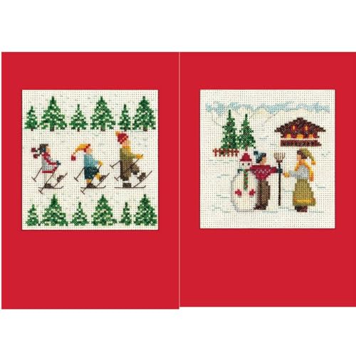 Le Bonheur des Dames Grußkarten 2er Set Kreuzstich Stickpackung Le Bonheur des Dames Grußkarten 2er Set Kreuzstich Stickpackung von Le Bonheur des Dames