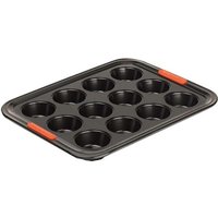 Le Creuset Muffinform 12Stück, schwarz von Le Creuset