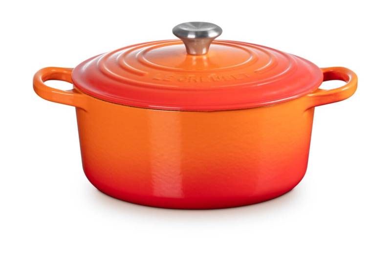Bräter mit Deckel 22 cm Signature Ofenrot von Le Creuset