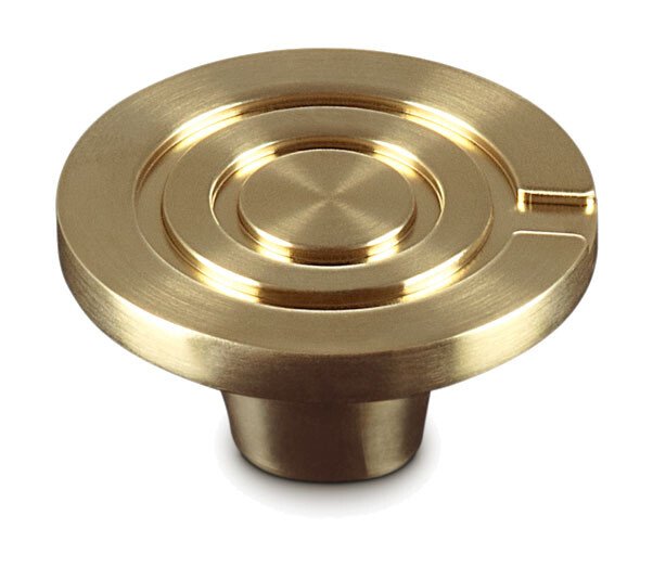 Deckelknopf 5,5 cm Crucible Hellgold von Le Creuset