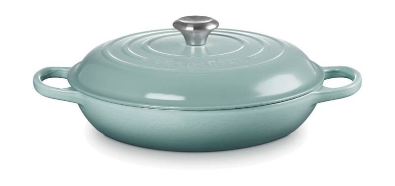 Gourmet-Profitopf mit Deckel 30 cm Signature Sea Salt von Le Creuset