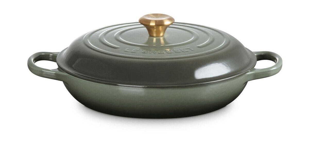 Gourmet-Profitopf mit Deckel 30 cm Signature Thyme von Le Creuset