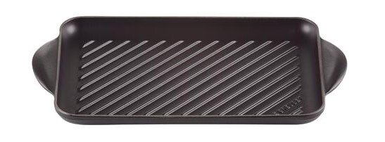 Grillplatte 38x21 cm Classic schwarz von Le Creuset