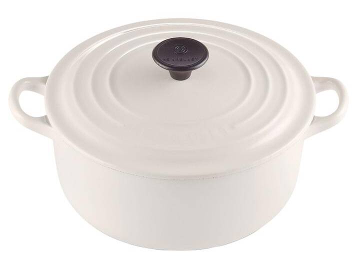 LE CREUSET Bräter 20cm Creme TRADITION, Gusseisen von Le-Creuset