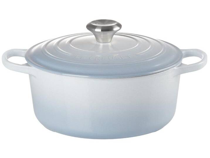 LE CREUSET Bräter Meerblau 24 cm SIGNATURE, Gusseisen von Le-Creuset